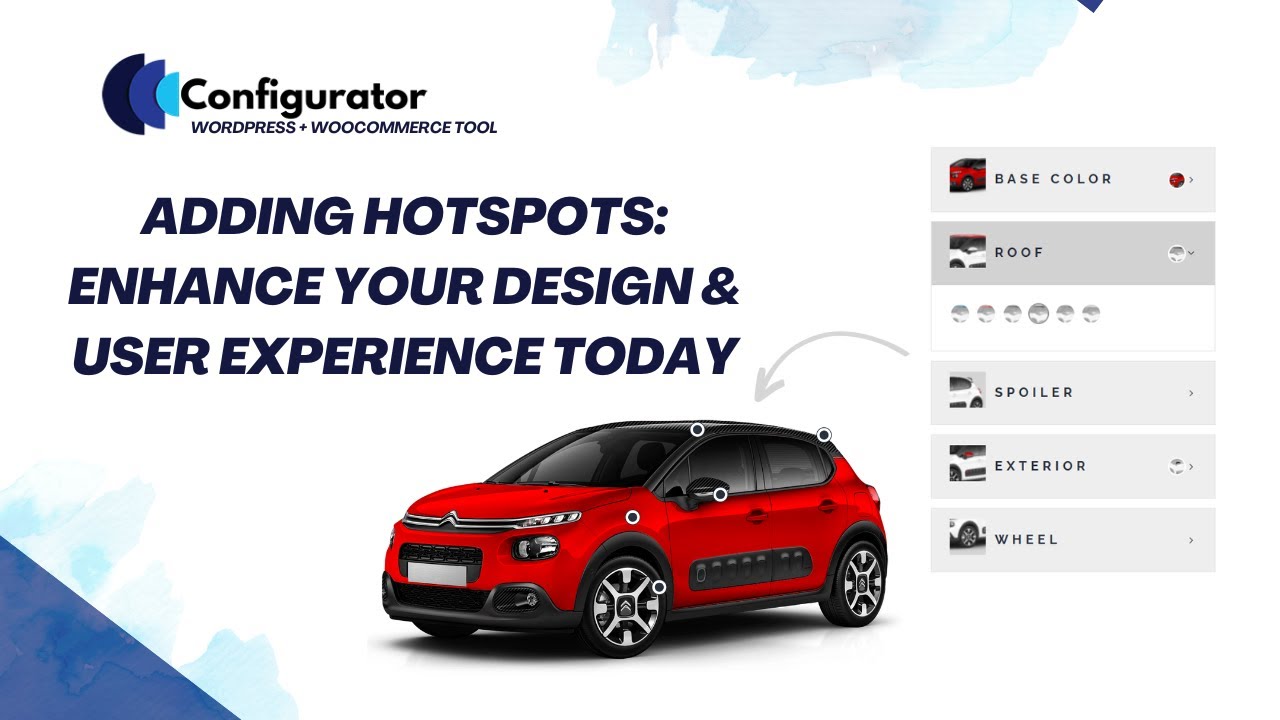 Add and Use Hotspots in Your Product Configurator